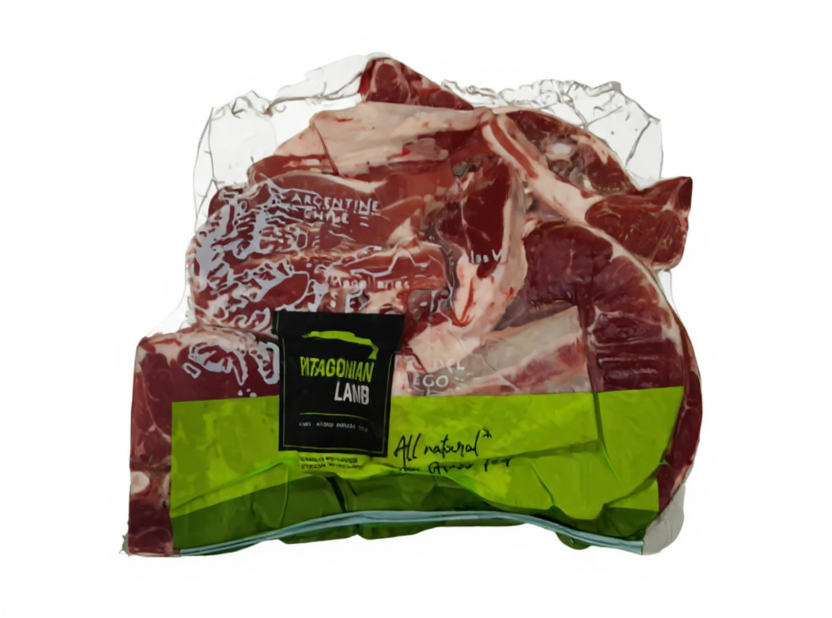 CORDERO TROZADO FORMATO 2 KG.